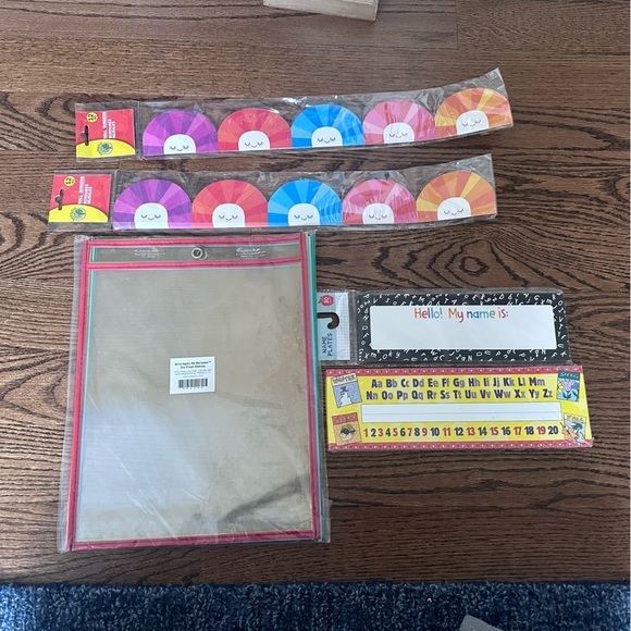 Teacher School Supplies Nwt (not the dry erase it is not avail) - Picture 1 of 6